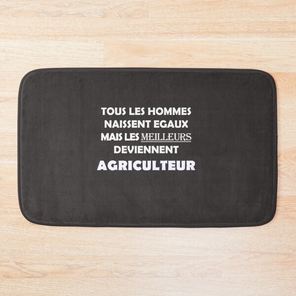 Item preview, All men are born equal but the best become farmers,Tous les hommes naissent égaux mais les meilleurs deviennent agriculteur designed and sold by Souna's  Store.
