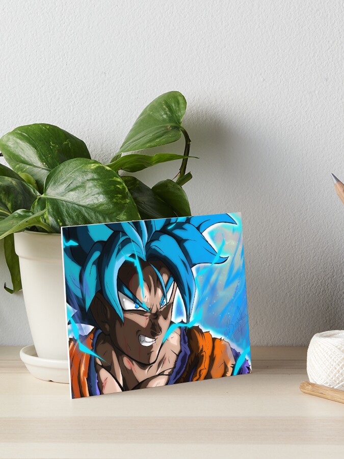 Goku super sayajin blue 2  Dragon ball z, Dragon ball painting, Dragon  ball art