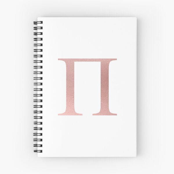 Item preview, PI ROSE GOLD GREEK LETTER designed and sold by Stickers by SoSrat.