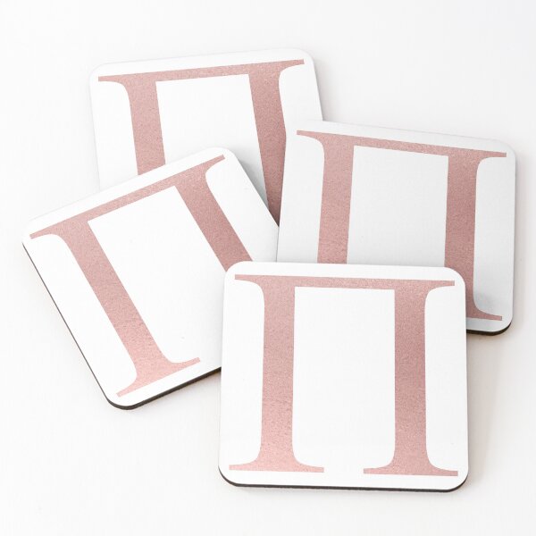 Item preview, PI ROSE GOLD GREEK LETTER designed and sold by Stickers by SoSrat.