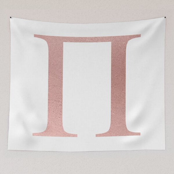 Item preview, PI ROSE GOLD GREEK LETTER designed and sold by Stickers by SoSrat.