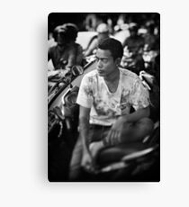 Faces of Kuta #03 ... Deep in thought Canvas Print