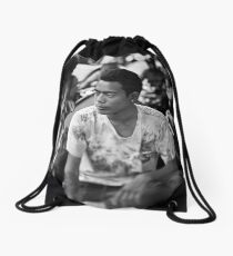 Faces of Kuta #03 ... Deep in thought Drawstring Bag
