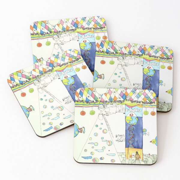 Item preview, Under Mutual Sky Enigma pattern, ladies dresses, home decor, kids, baby designed and sold by hEho Art.