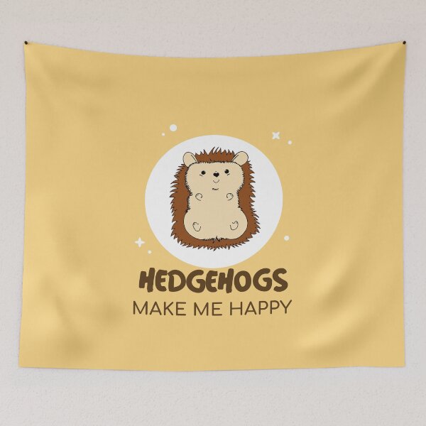 Item preview, Hedgehogs Make Me Happy designed and sold by Katemunns.