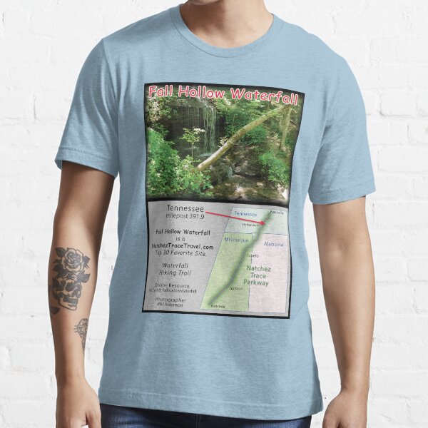 Fall Hollow Waterfall on the Natchez Trace Parkway. Essential T-Shirt