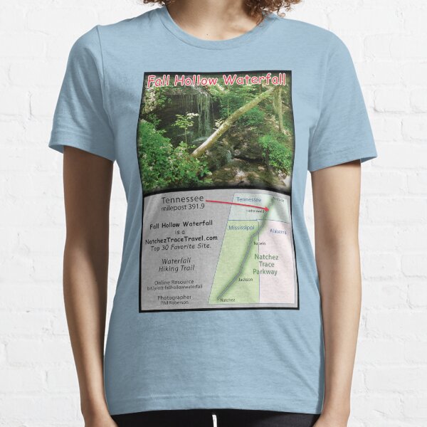 Fall Hollow Waterfall on the Natchez Trace Parkway. Essential T-Shirt