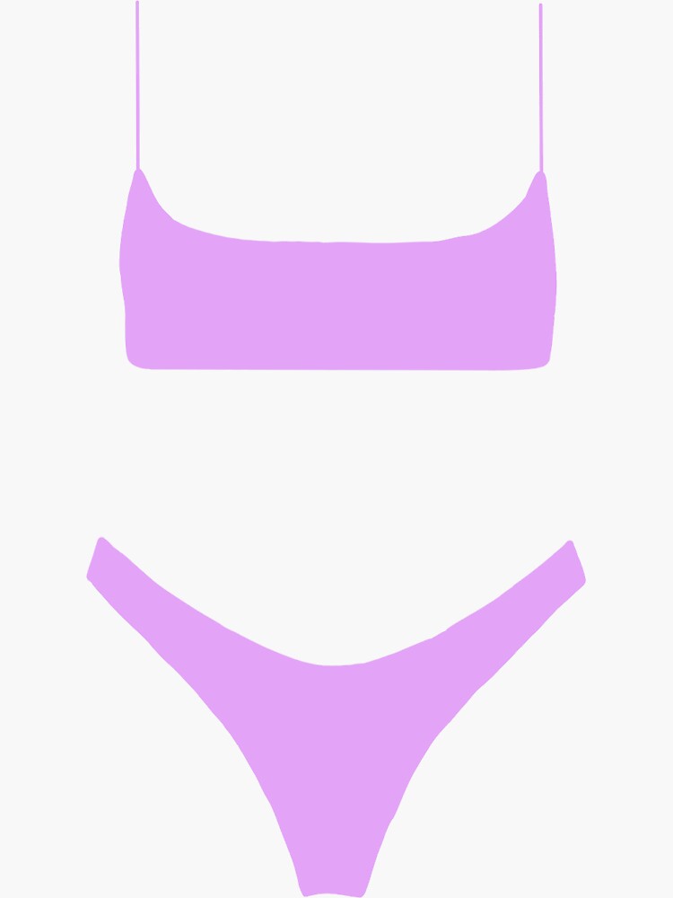 Triangl purple bikini