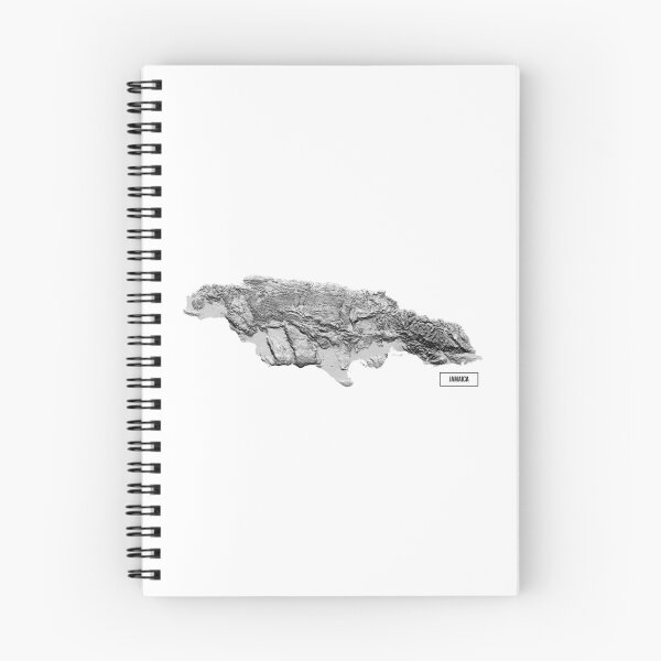 Item preview,  Relief Map of Jamaica designed and sold by ThinkAboutMaps.