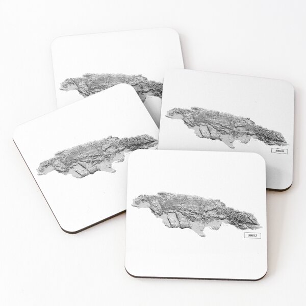 Item preview,  Relief Map of Jamaica designed and sold by ThinkAboutMaps.
