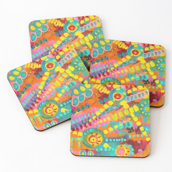 Item preview, Colorful Fiesta Hand Painted Pattern Design designed and sold by NancyMerkle.