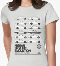 Nissan Skyline History Fitted T-Shirt