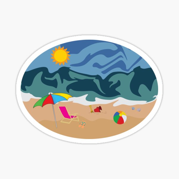 Beach / Summer Vibe Sticker