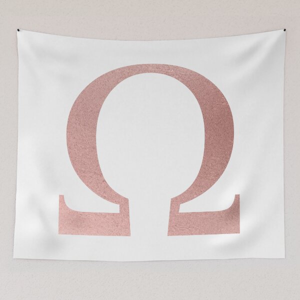 Item preview, OMEGA ROSE GOLD GREEK LETTER designed and sold by Stickers by SoSrat.