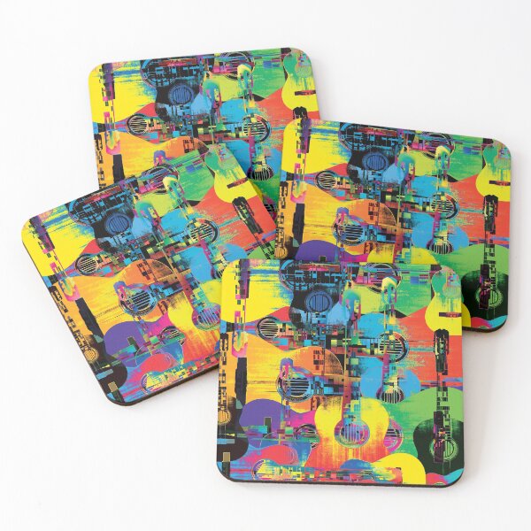 Item preview, Multi-coloured Classical Guitar designed and sold by QuarterMoon.