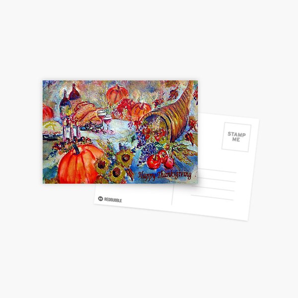 Happy Thanksgiving Postcard