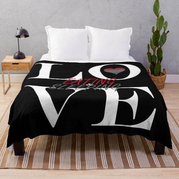 Item preview, Love Eating and Sleeping  designed and sold by TheRedPrincess.