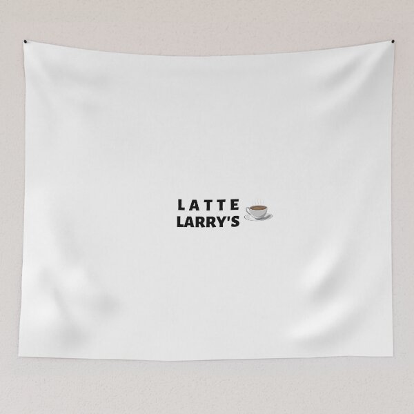 Item preview, Latte Larry's funny coffee shirt designed and sold by Oussluka.