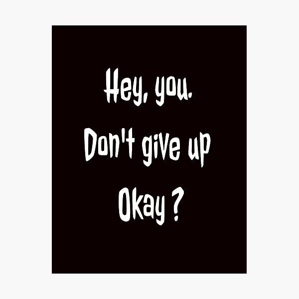 Item preview, Don't Give Up Motivation designed and sold by adel92.