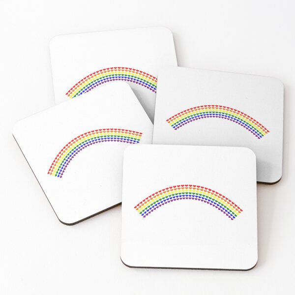 Item preview, multi heart rainbow designed and sold by stretchtees.