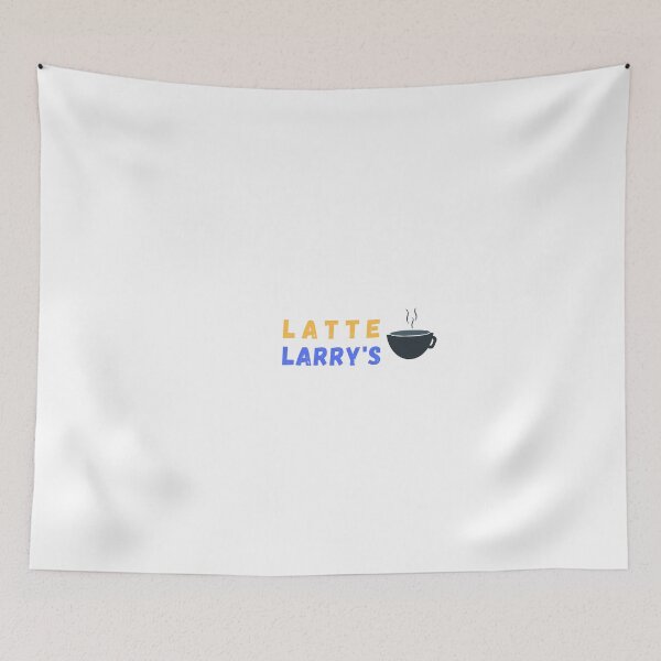Item preview,  Latte Larry's funny coffee shirt designed and sold by Oussluka.