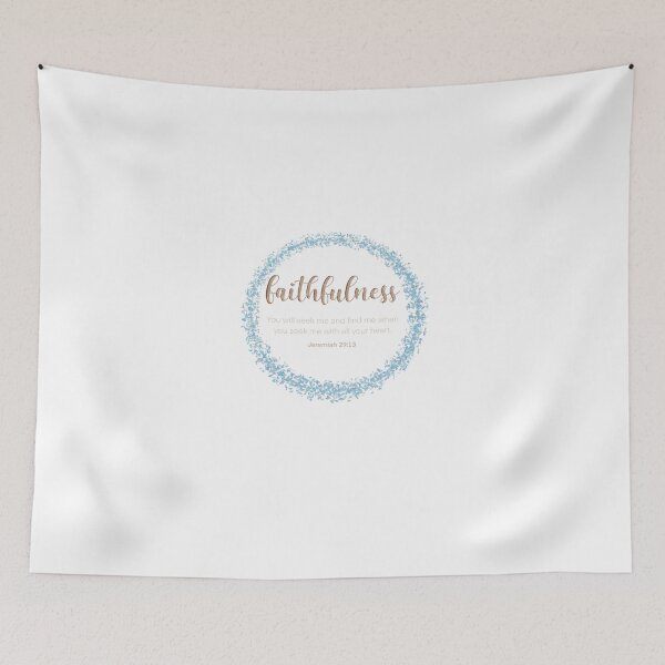 Item preview, Faithfulness Hand Lettering (Series 7/9) designed and sold by Elle  Hazlett.