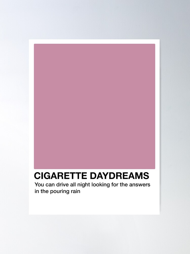 Cigarette Daydreams Lyrics Gifts & Merchandise for Sale