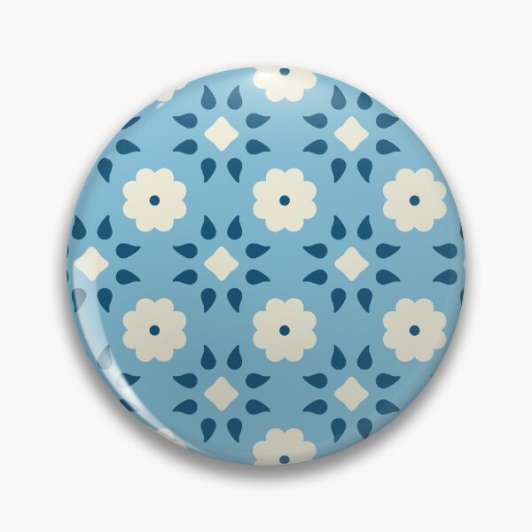 Item preview, Blue Floral Geometric designed and sold by cynthia tizcareno.