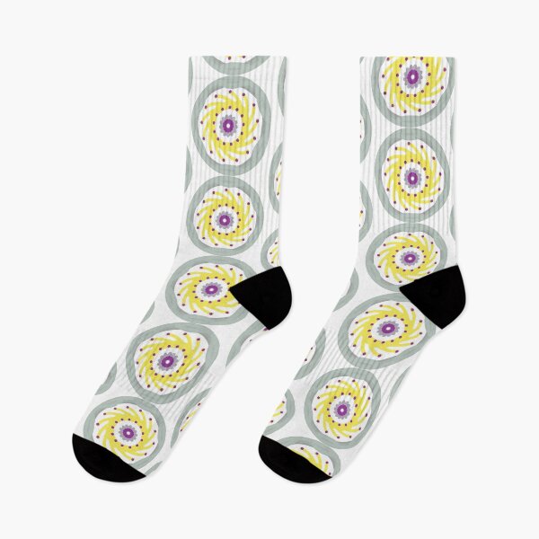 Item preview, Abstract Yellow, Purple & Gray Pattern designed and sold by MelivabyMeryem.