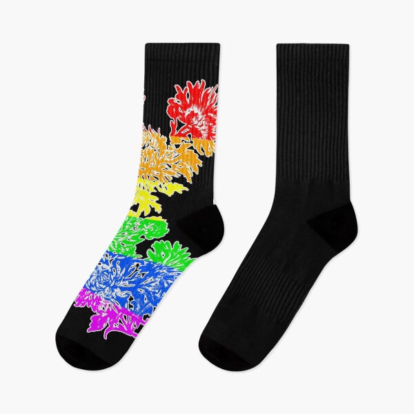 Item preview, Rainbow flower pattern with heart designed and sold by patriotazx.