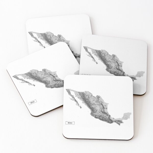 Item preview, Relief Map of México designed and sold by ThinkAboutMaps.
