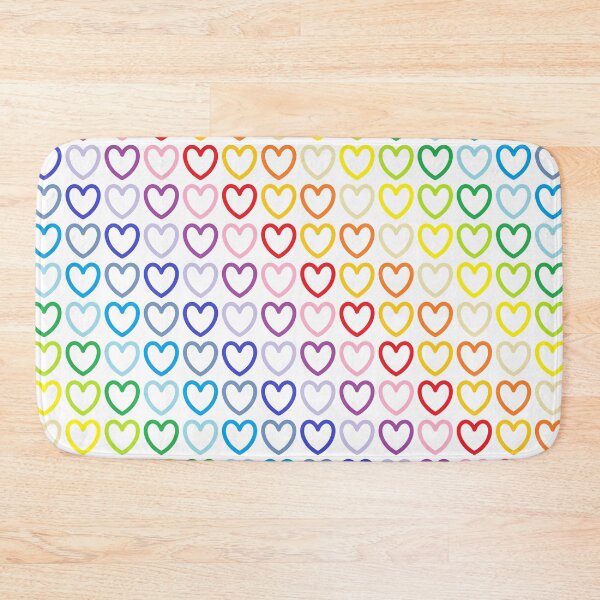 Item preview, Broader Spectrum Rainbow Outlined Hearts  designed and sold by lornakay.