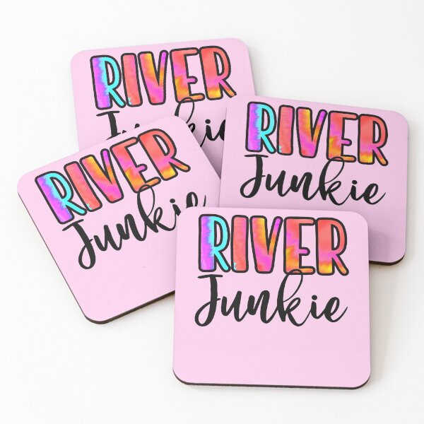 Item preview, River junkie cute outdoors fishing boat tubing vacation summer party  designed and sold by tiffanator606.