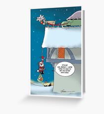 Christmas brake Greeting Card