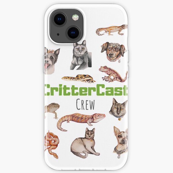 CritterCast Crew Transparent iPhone Soft Case
