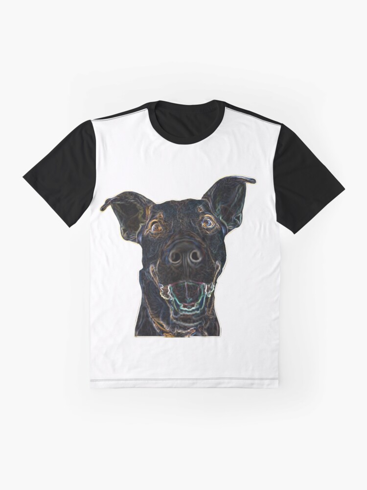Vista alternativa de Camiseta gráfica Black Dog