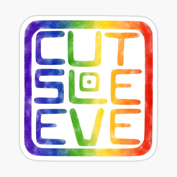 Cutsleeve (proudflag one) Sticker
