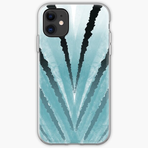 Blue Tiger, Muted iPhone Soft Case