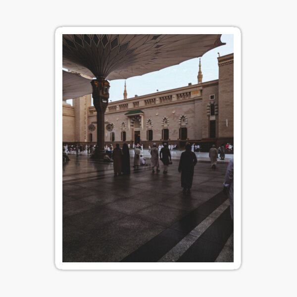 Item preview, Courtyard of the Prophet's Mosque Print designed and sold by Redwan Shahid.