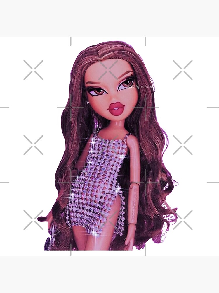brunette brats doll | Greeting Card