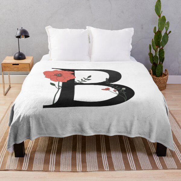 Item preview, B monogram with Flower Design designed and sold by jamiemaher15.