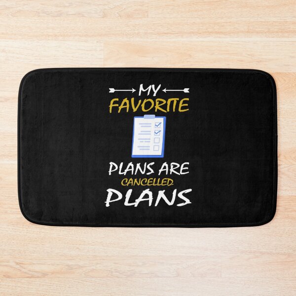 Item preview, My favorite plans are cancelled plans Slim Fit T-Shirt designed and sold by Beamazing15.