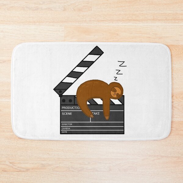 Item preview, Clapperboard with a Sloth designed and sold by Catsthetic.