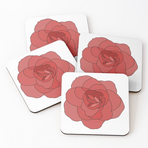 Item preview, Pastel Red Rose designed and sold by mlrosales.