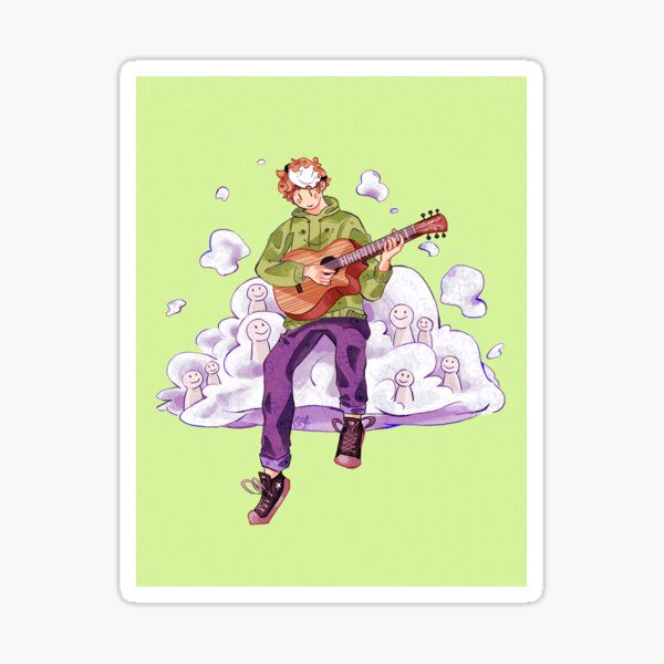 Item preview, Dream sitting on a cloud with Guitar designed and sold by riise4.