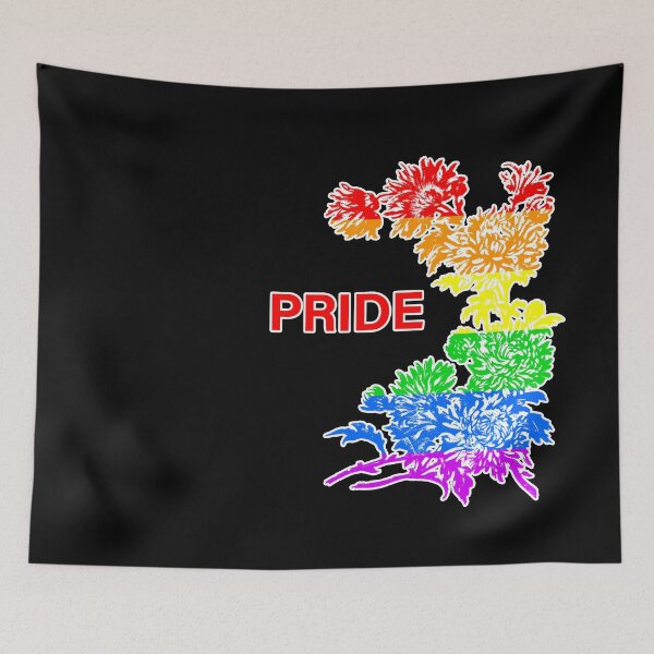 Item preview, PRIDE Rainbow flower pattern designed and sold by patriotazx.