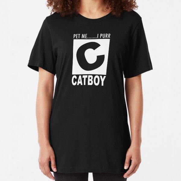 Catboy rating Slim Fit T-Shirt