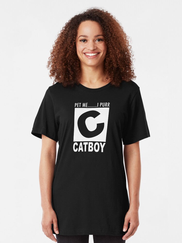 Alternate view of Catboy rating Slim Fit T-Shirt