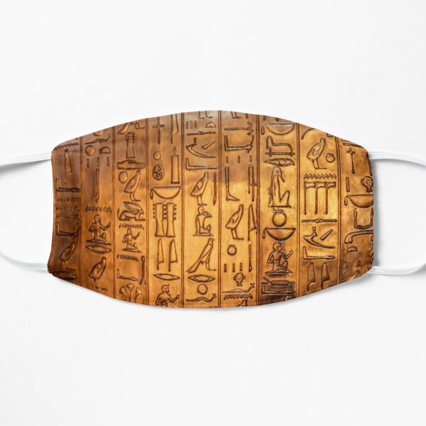 Egyptian hieroglyphs Flat Mask