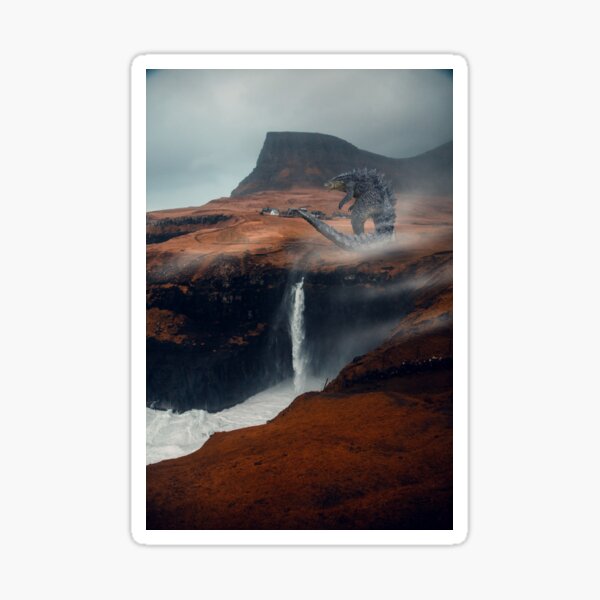 Monster in the Faroe Islands Sticker